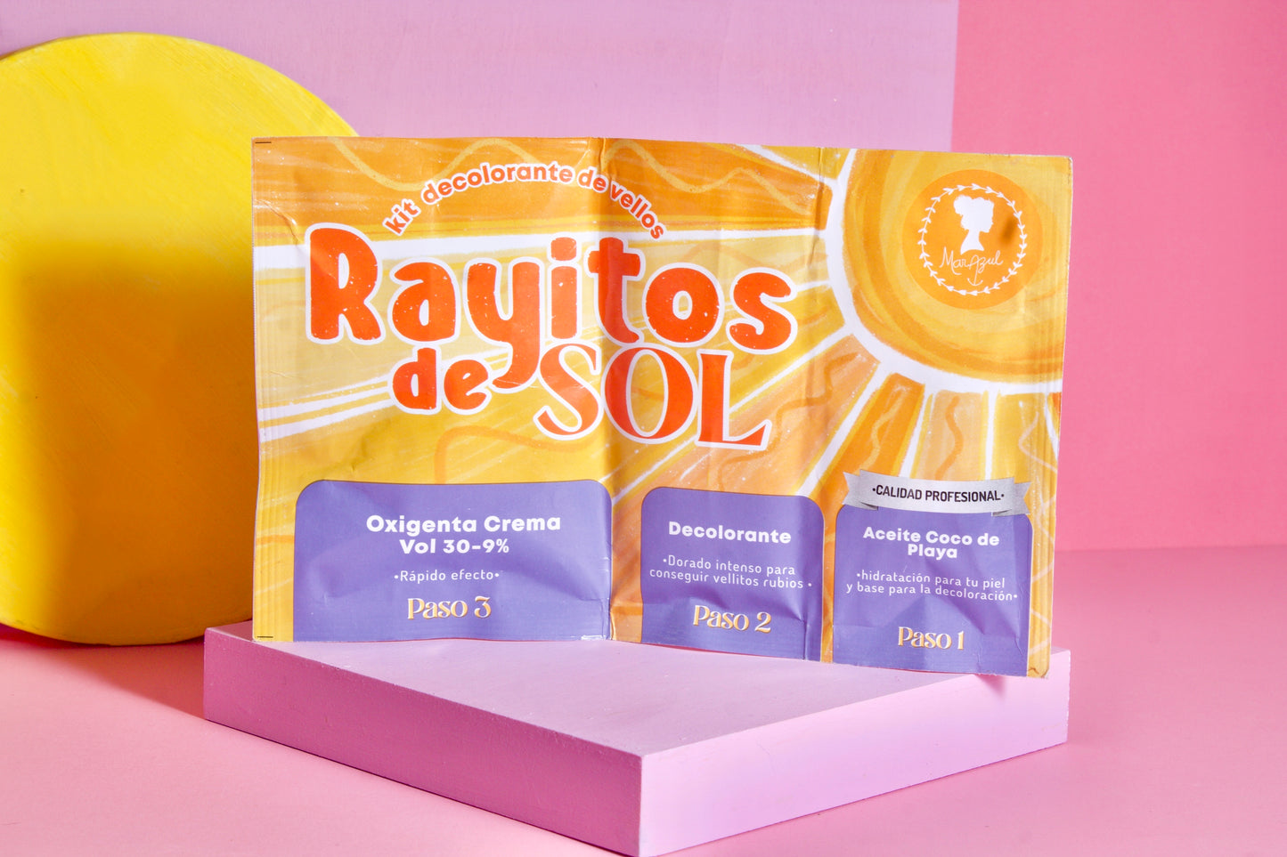Rayitos De Sol - Body Hair Bleach kit With Coconut Oil