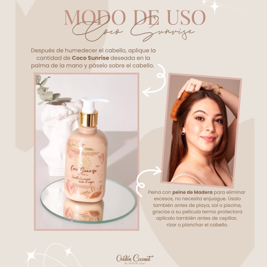Coco Sunrise - Heat Protectant Styling Cream
